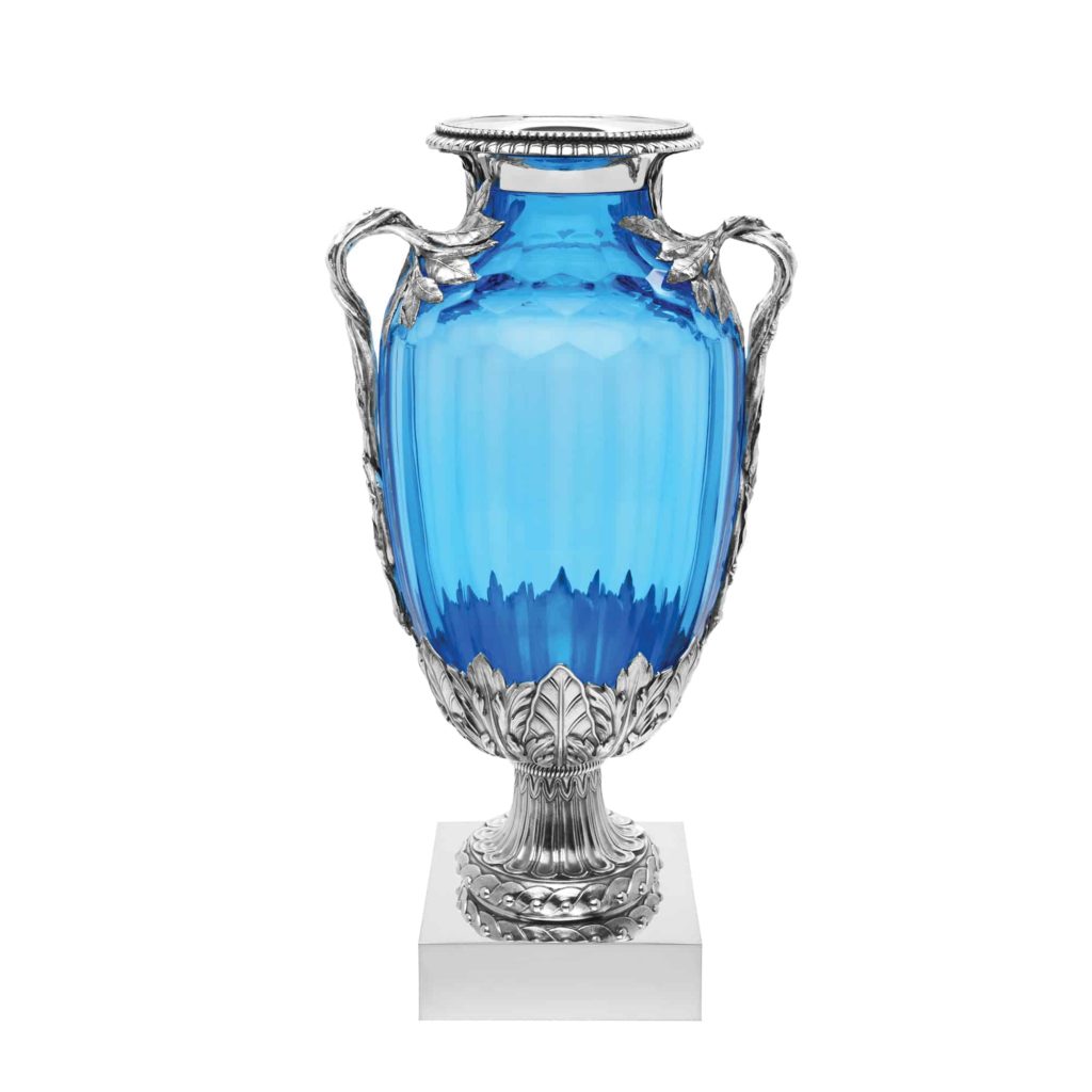 Vase Laurier argent Prestige Odiot